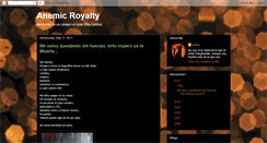 Desktop Screenshot of anemicr.blogspot.com