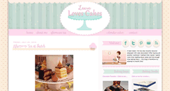 Desktop Screenshot of lauralovescakes.blogspot.com
