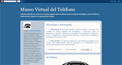 Desktop Screenshot of museodetelefonos.blogspot.com