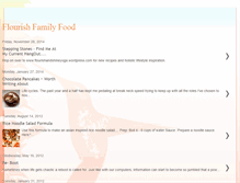 Tablet Screenshot of flourishfamilyfood.blogspot.com