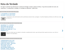 Tablet Screenshot of notadaverdade.blogspot.com