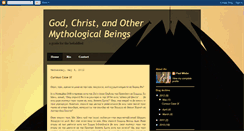 Desktop Screenshot of godchristandothermythologicalbeings.blogspot.com