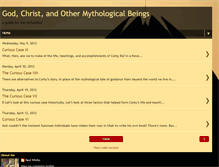 Tablet Screenshot of godchristandothermythologicalbeings.blogspot.com