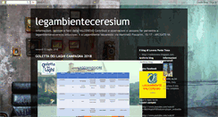 Desktop Screenshot of legambienteceresium.blogspot.com