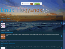 Tablet Screenshot of linuxhogyanok.blogspot.com