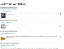 Tablet Screenshot of moderndaylucyricky.blogspot.com