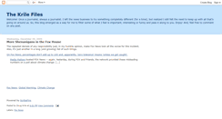 Desktop Screenshot of krilefiles.blogspot.com