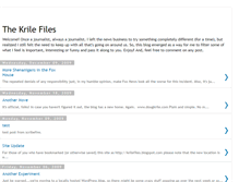 Tablet Screenshot of krilefiles.blogspot.com