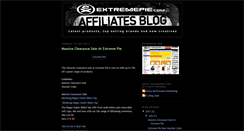 Desktop Screenshot of extremepieaffiliates.blogspot.com