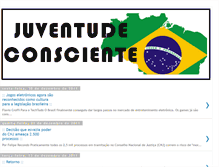 Tablet Screenshot of juventude-consciente.blogspot.com