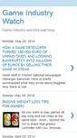 Mobile Screenshot of gameindustrywatch.blogspot.com