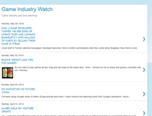 Tablet Screenshot of gameindustrywatch.blogspot.com