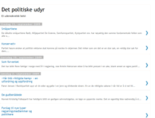 Tablet Screenshot of detpolitiskeudyr.blogspot.com