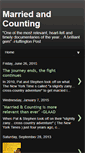 Mobile Screenshot of marriedandcounting.blogspot.com