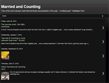 Tablet Screenshot of marriedandcounting.blogspot.com