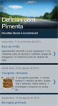 Mobile Screenshot of deliciascompimenta.blogspot.com