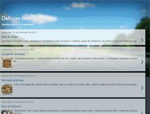 Tablet Screenshot of deliciascompimenta.blogspot.com
