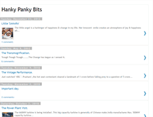 Tablet Screenshot of hankypankyworld.blogspot.com