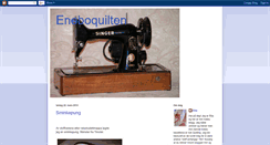 Desktop Screenshot of eneboquilten.blogspot.com