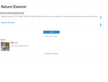 Tablet Screenshot of natureessencenepal.blogspot.com