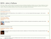 Tablet Screenshot of eco-arteycultura.blogspot.com