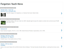 Tablet Screenshot of forgottenyouthnews.blogspot.com