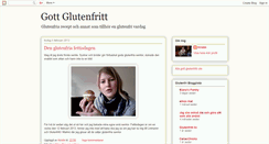 Desktop Screenshot of gottglutenfritt.blogspot.com