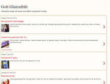 Tablet Screenshot of gottglutenfritt.blogspot.com