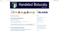 Desktop Screenshot of handebol-botucatu.blogspot.com