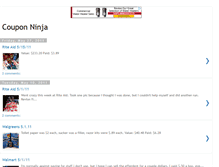 Tablet Screenshot of couponninja.blogspot.com