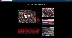 Desktop Screenshot of los14deltablonriverplate.blogspot.com