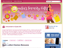 Tablet Screenshot of amelia-gifts.blogspot.com