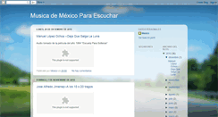 Desktop Screenshot of musicaycancionesdemexico.blogspot.com