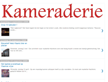 Tablet Screenshot of kameraderie.blogspot.com