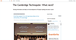 Desktop Screenshot of cambridgetechnopole.blogspot.com