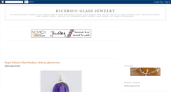 Desktop Screenshot of dichroic-glass-jewelry.blogspot.com