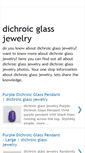 Mobile Screenshot of dichroic-glass-jewelry.blogspot.com