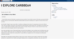 Desktop Screenshot of explore-caribbean.blogspot.com