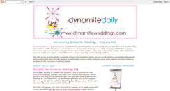 Desktop Screenshot of dynamiteweddings.blogspot.com