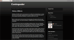 Desktop Screenshot of contrapoder1.blogspot.com