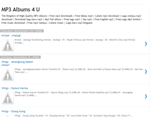 Tablet Screenshot of mp3albums4u.blogspot.com