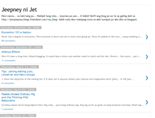 Tablet Screenshot of jetsjeepney.blogspot.com