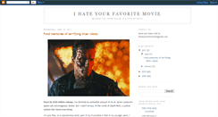 Desktop Screenshot of ihateyourfavoritemovie.blogspot.com