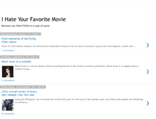 Tablet Screenshot of ihateyourfavoritemovie.blogspot.com