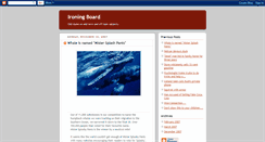 Desktop Screenshot of ironingboardblog.blogspot.com
