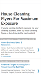 Mobile Screenshot of housecleaningflyers.blogspot.com