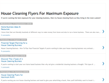 Tablet Screenshot of housecleaningflyers.blogspot.com