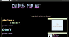 Desktop Screenshot of childrenproart.blogspot.com