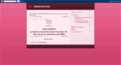 Desktop Screenshot of encuentroconcristo-delta.blogspot.com
