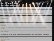 Tablet Screenshot of dancepartyforone.blogspot.com